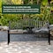 Gardenised Outdoor Powder Coated Steel Park Bench, Garden Bench with Pop Up Middle Table, Lawn Decor Seating Bench for Yard, Patio, Garden, Balcony, and Deck QI003461L - alternate 10